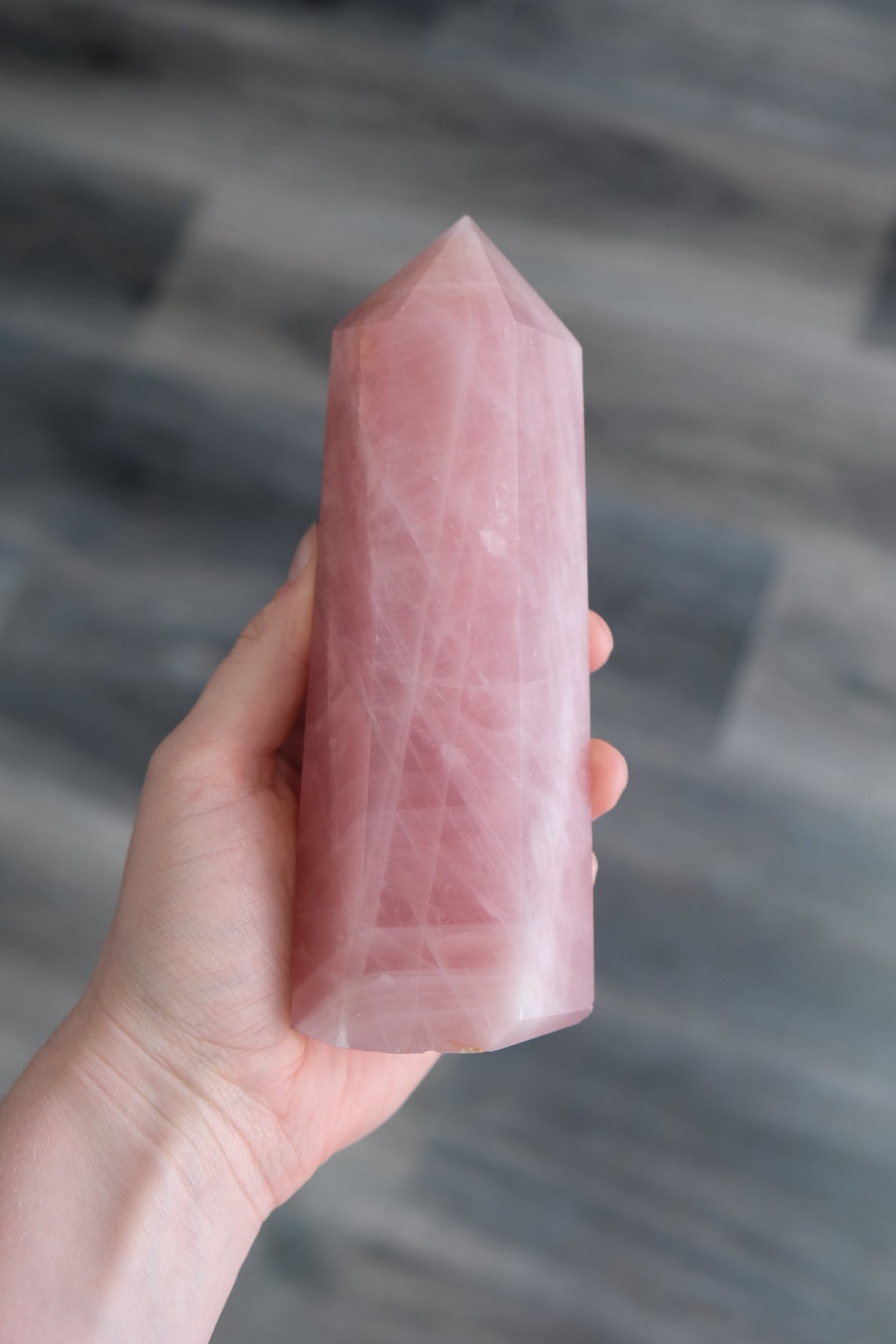 XL Rose Quartz Tower