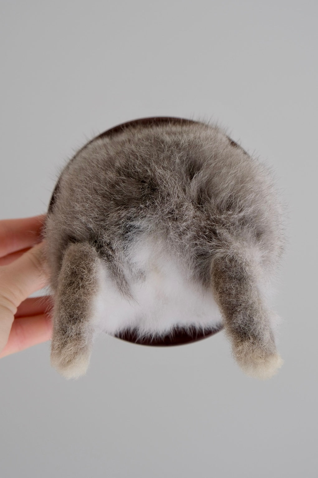 Bunny Bum | Wall Mounted | Light Grey & White