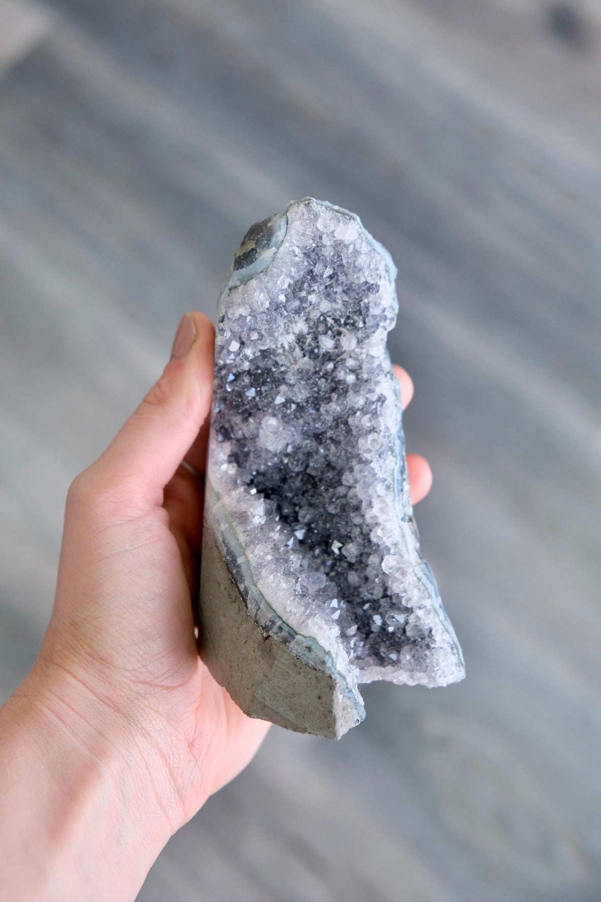 Amethyst Cluster Standing Cave