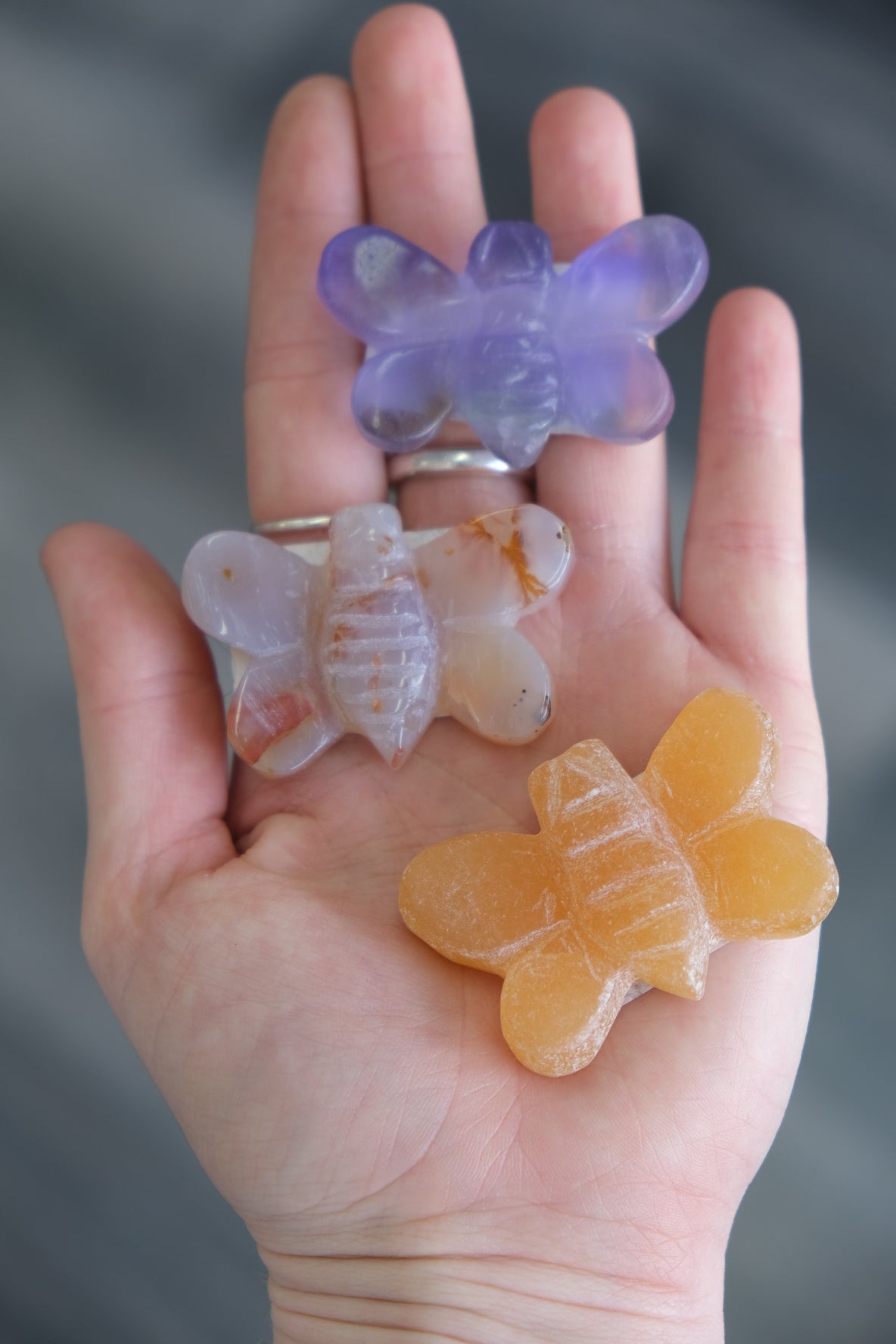 Butterfly / Bee Crystal Carving