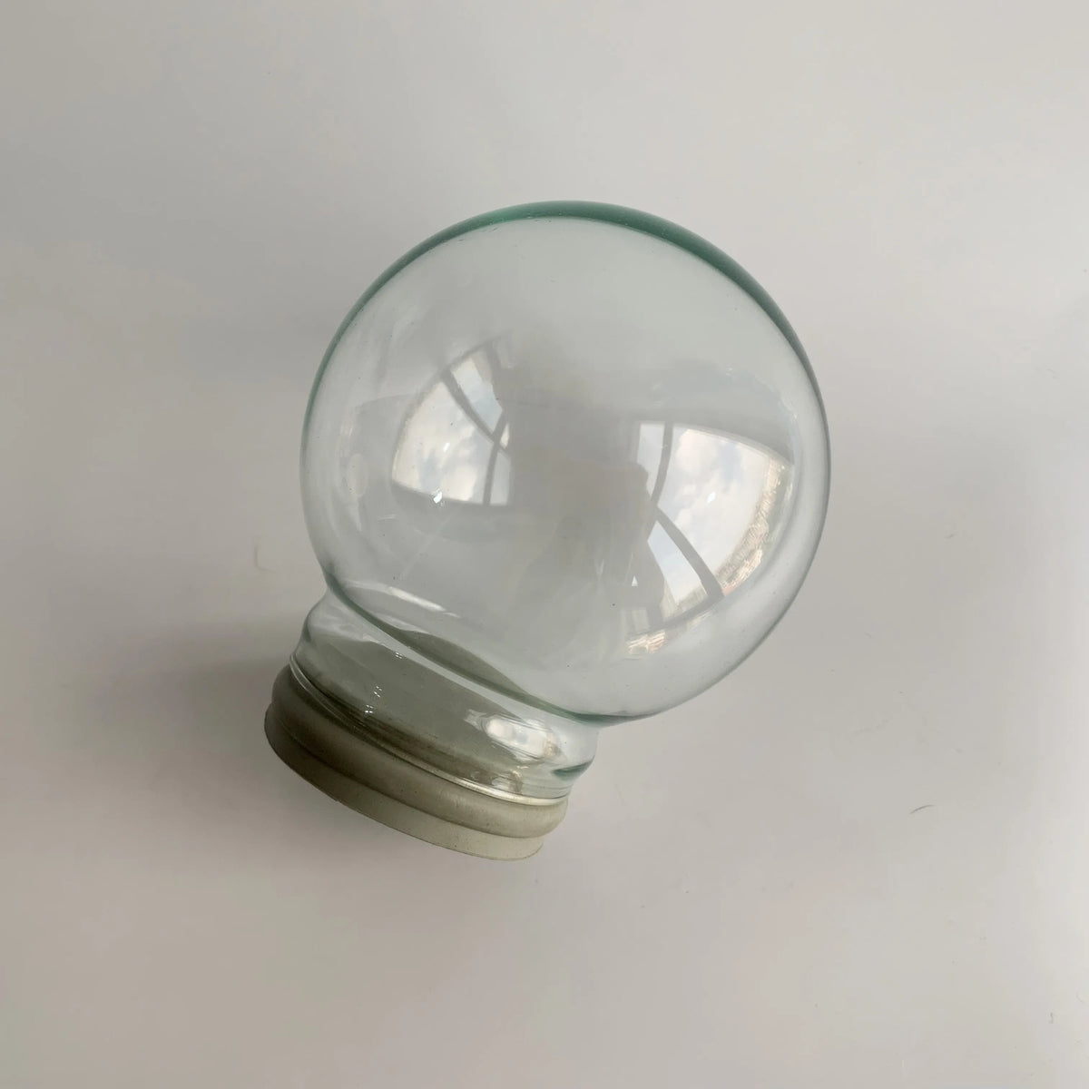 Wet Specimen | Empty Glass Globe + Rubber Stop