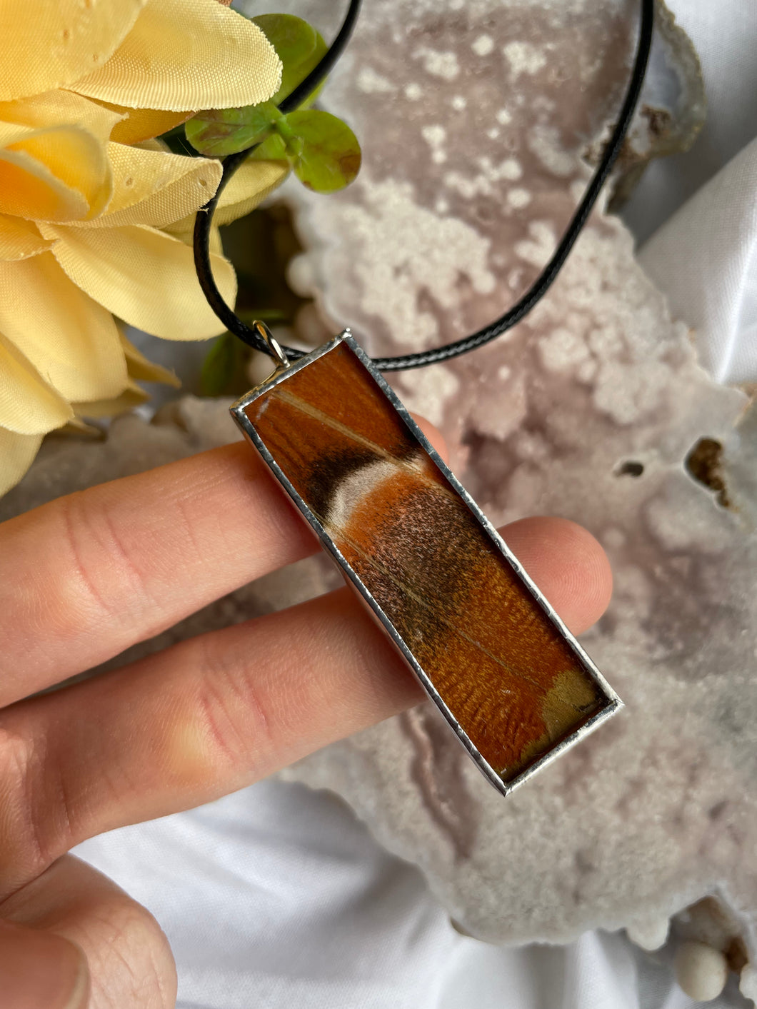 Attacus Atlas Moth Wing Pendant