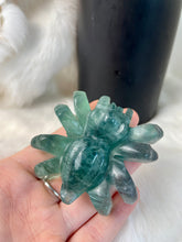 Load image into Gallery viewer, Fluorite Spider Carving
