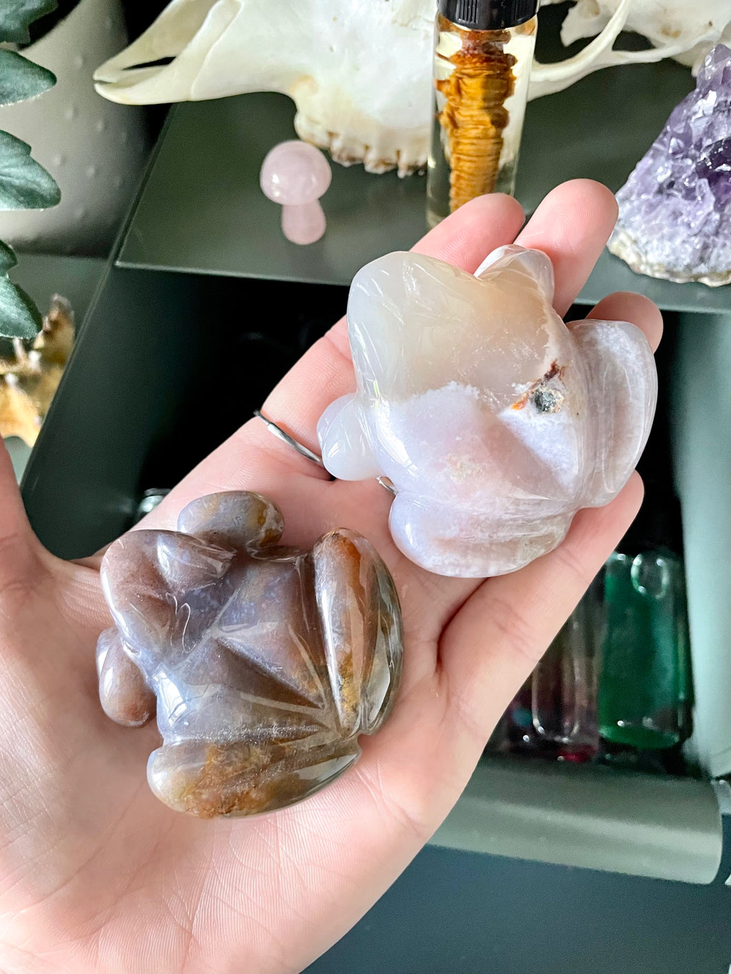 Frog Crystal Carving