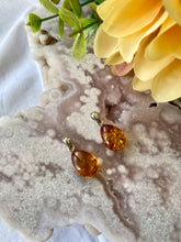 Load image into Gallery viewer, Baltic Amber Droplet Pendant
