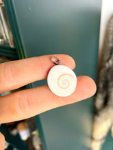 Load image into Gallery viewer, Trapdoor Snail Shell Fossil Pendant
